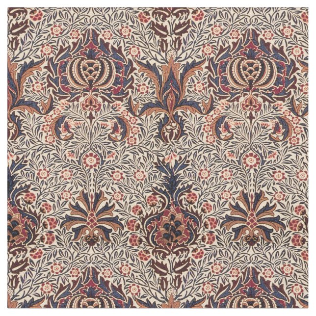 Tissu William Morris Motif de grenade antique (Fermer)