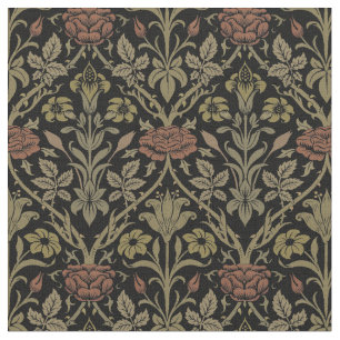Tissu William Morris Rose Vintage et Lily Motif