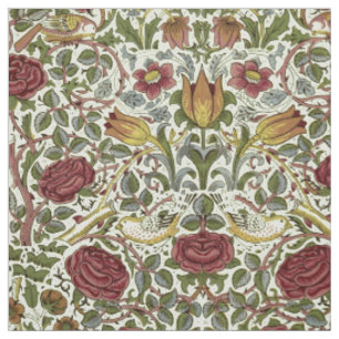 Tissu William Morris Rose Vintage et Motif d'oiseaux