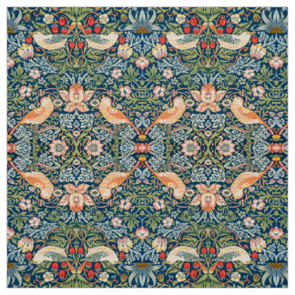 Tissu William Morris Strawberry Thief Motif floral
