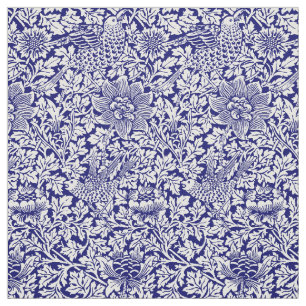 Tissu William Morris Vintage Bird & Anemone Motif