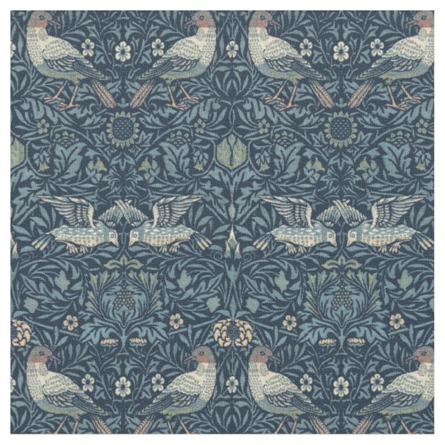 Tissu William Morris Vintage Bird Motif (Fermer)