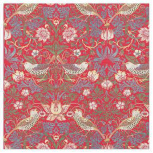 Tissu William Morris Vintage Strawberry Thief Motif