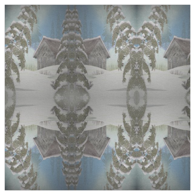 Tissu Winter cottage (Échantillon)