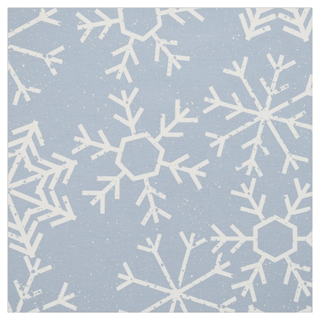 Tissu Winter SNOWFLAKES sans couture motif + vos idées (Échantillon)