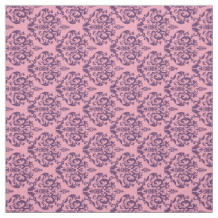 Tissu Wisteria Frosted Orchid Damask