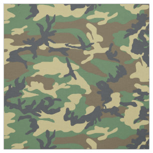 Tissu Woodland Camo