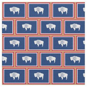 Tissu Wyoming Flag & Wyoming fashion Fabric/sports