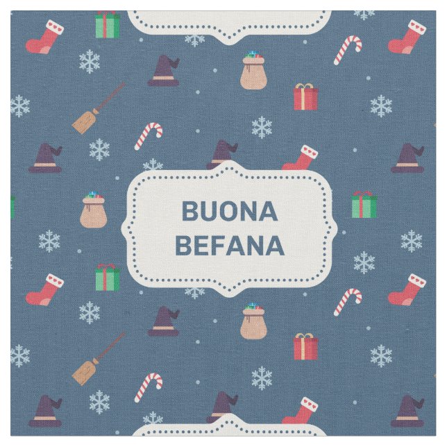 tissu xmas buona Befana (Fermer)