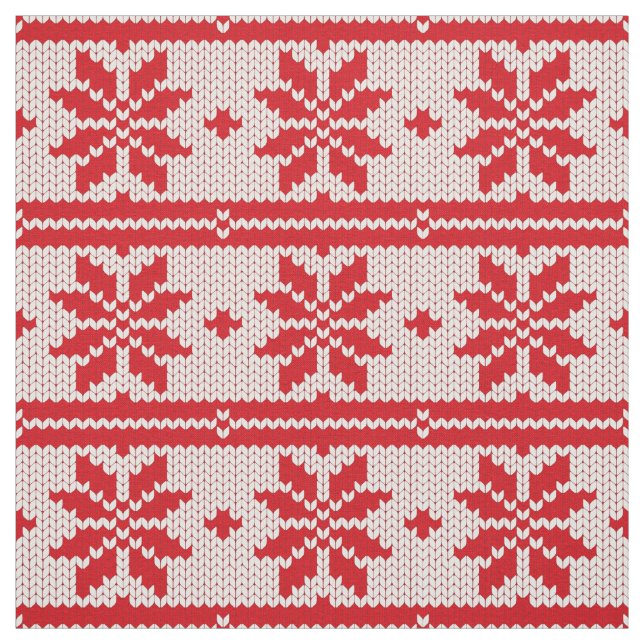 Tissu Xmas knitting seamless (Échantillon)