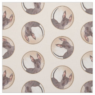 Tissu Xoloitzcuintli Peinture Foie Sans Cheveux Art Chie