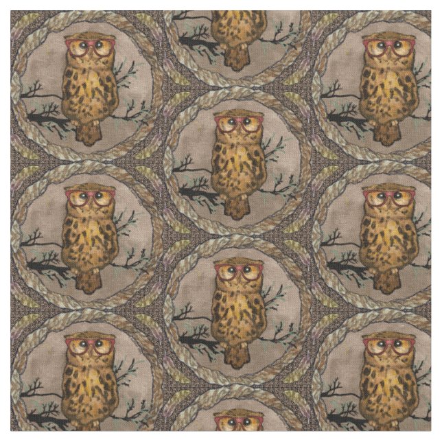 Tissu Yeux de Hibou (Fermer)