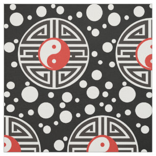 Tissu Yin & Yang Yantra Tattoo + votre arrière - plan & 