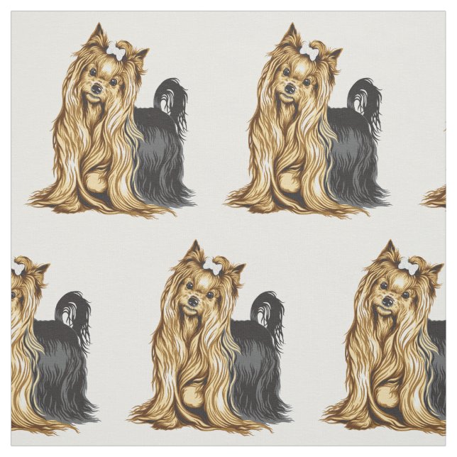 Tissu yorkshire terrier (Échantillon)