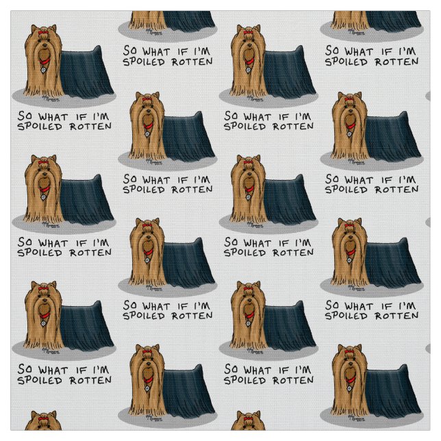 Tissu Yorkshire Terrier (Yorkie) (Échantillon)