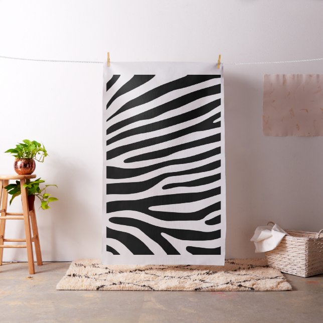 Tissu Zebra rayures motif noir & blanc + vos idées (In Situ)