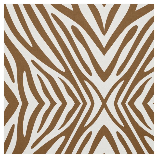 Tissu Zèbre de neutre de noix de muscade (Échantillon)