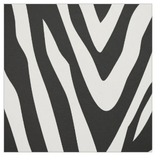 Tissu Zèbre noir et blanc Imprimer Grande échelle