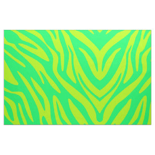 Tissu Zèbre vert Abstrait