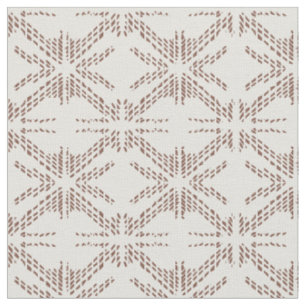 Tissu zenda lignes aztèques pointillées