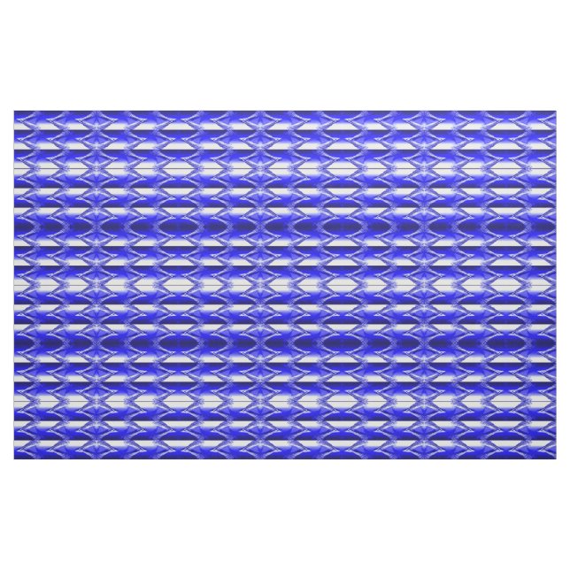 Tissu Zigzag bleu (Fat Quarter)