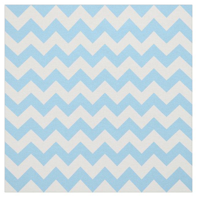 Tissu Zigzag bleu, Chevron bleu, Motif géométrique (Échantillon)