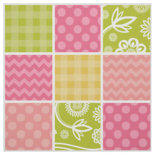 Tissu Zigzag, Chevron, Pois, En vichy, Patchwork