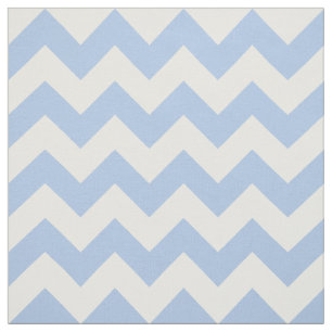 Tissu Zigzag horizontal de bleus layette et de blanc