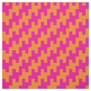 Tissu ZigZag rose-orange