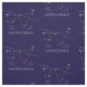 Tissu Zodiaque Capricornus