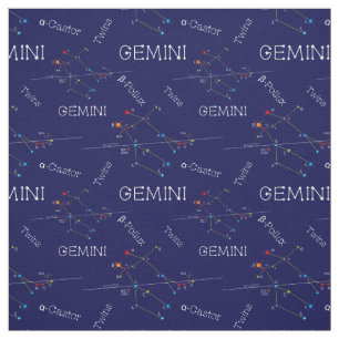 Tissu Zodiaque Gemini