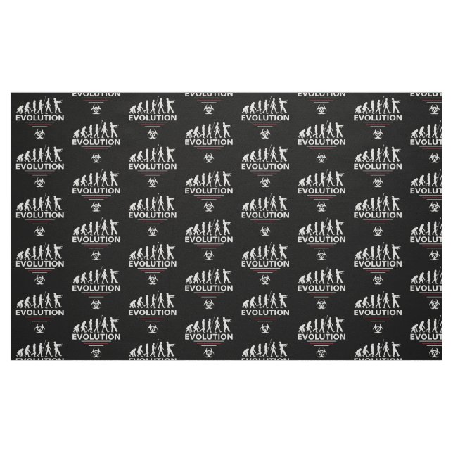 Tissu Zombie de l'évolution (Fat Quarter)