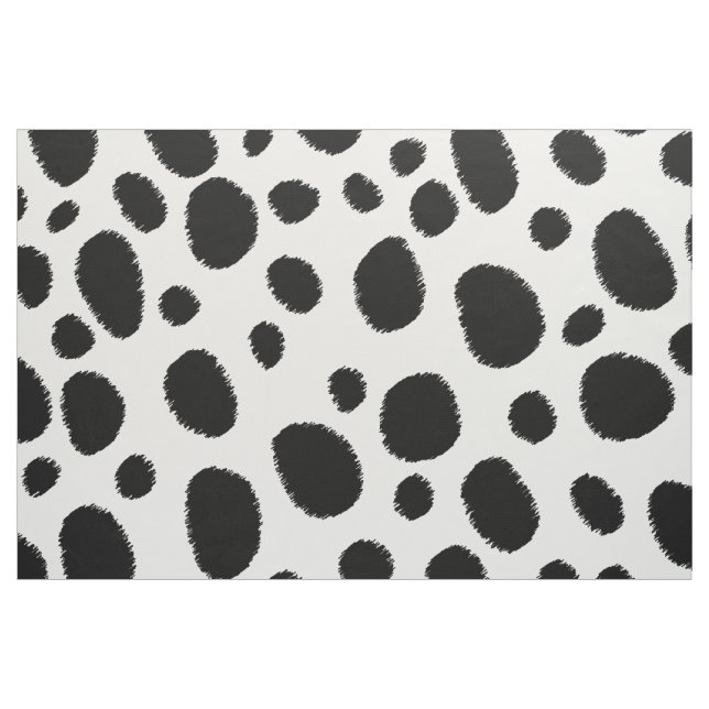 Tissu Zones de guépard noir Motif sans couture (Fat Quarter)