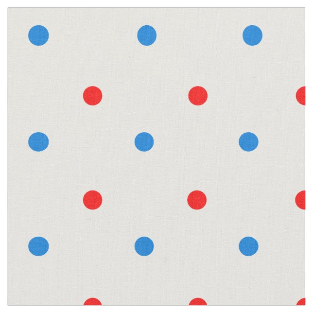 Tissu Zones rouges et bleues (Fermer)