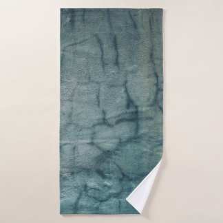 Tissus bleus et blancs avec gouttelettes d'eau