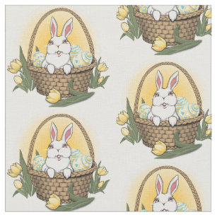 Tissus de Pâques de tissu de lapin de Pâques