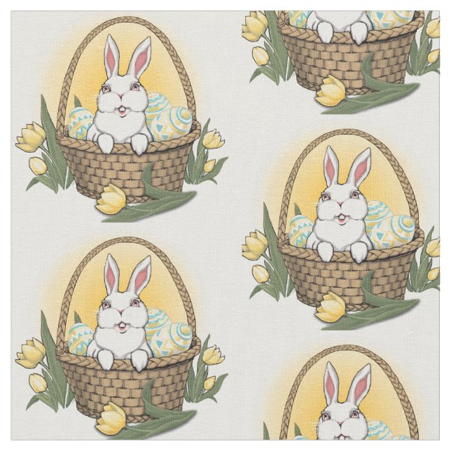 Tissus de Pâques de tissu de lapin de Pâques (Fermer)