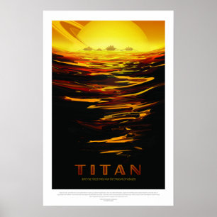 Titan, affiche de voyage