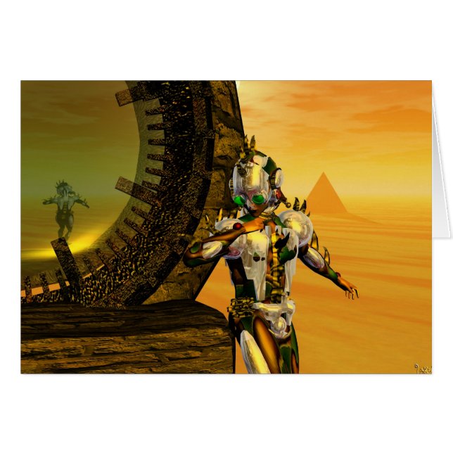 TITAN DANS LE DÉSERT D'HYPERION (Devant horizontal)