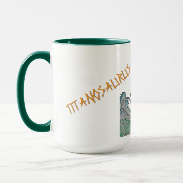 Titanosaurus The Titanic Lizard Mug (Gauche)