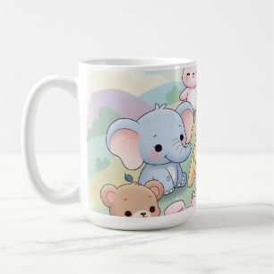 Titre Cute Pastel Nursery Animal Mug ☕️