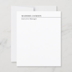 Titre de nom minimaliste moderne professionnel sim