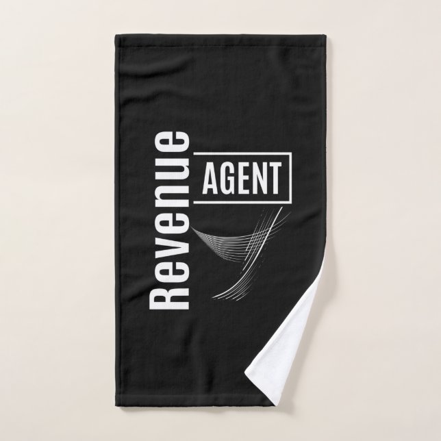 Titre du travail de l'agent de produit (Serviette à main)