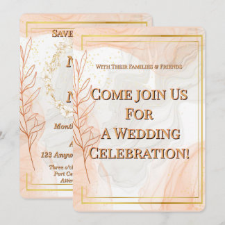 Titre : Élégante Invitation de Mariage Personnalis