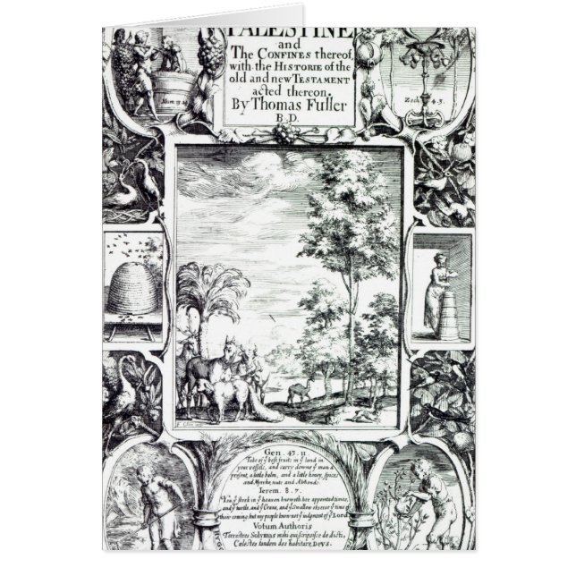 Titre-page 'à une Pisgah-vue de Palestine (Devant)
