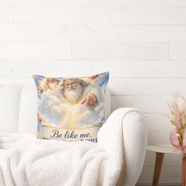 Titre soit comme moi louez le Seigneur coussin déc (Canapé)