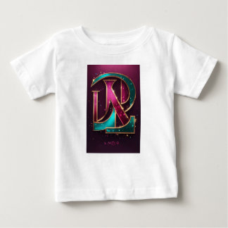 Titre : Stylo "LD" Monogram Baby T-Shirt -T-Shirt