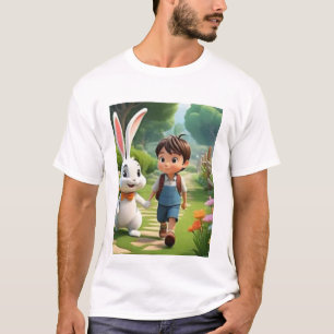 Titre T-Shirt de personnage de dessin animé migno