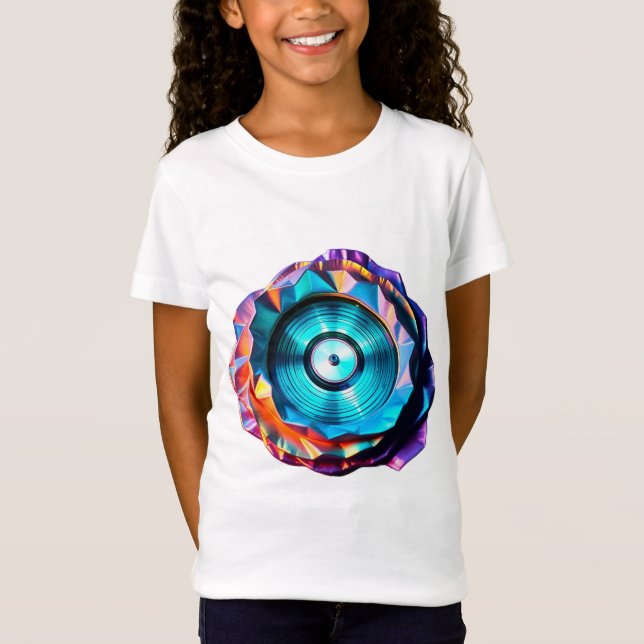 Titre : Vibes de vinyle : Unique T-Shirt Designs f (Devant)