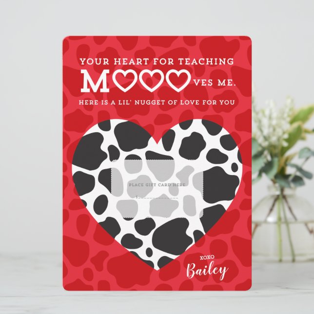 Titulaire de carte cadeau | Nugget de poulet (Debout devant)